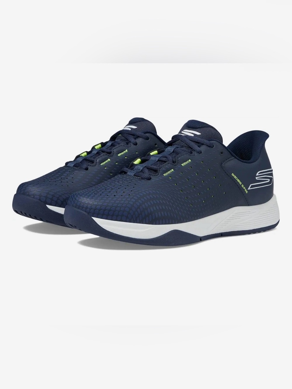 Skechers Navy and Lime Men’s Athletic Shoe
